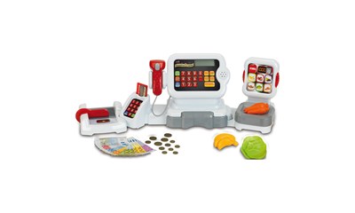 Kasse mit Scanner und Waage
