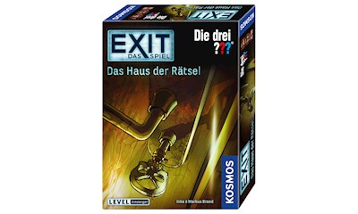 Exit Das Haus der Rätsel, d ab 10 Jahren, 1-4 Spieler, aus der Serie Die 3 ???