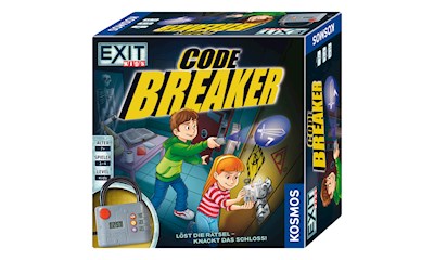 Exit Kids Code Breaker, d ab 7 Jahren, 1-4 Spieler, Batterie 3xAA u. 3xAAA exkl.