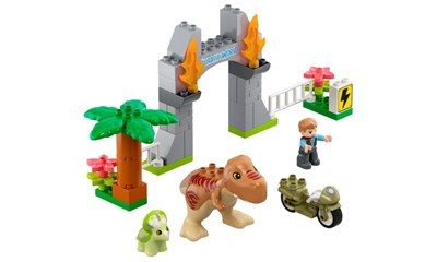 Ausbruch des T. Rex und Triceratops, Lego Duplo