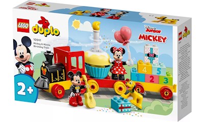 Mickys und Minnies Geburts- tagszug, Lego Duplo, 22 Teile, ab 2 Jahren