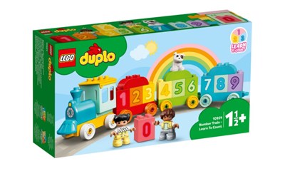 Zahlenzug - Zählen lernen Lego Duplo