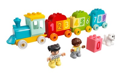 Zahlenzug - Zählen lernen Lego Duplo