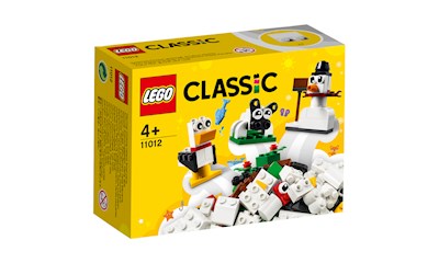 Kreativ-Bauset mit weissen Steinen, Lego Classic, 60 Teile, ab 4 Jahren