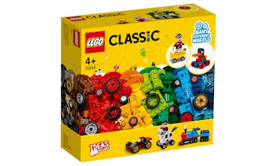 Steinebox mit Rädern Lego Classic, 653 Teile, ab 4 Jahren