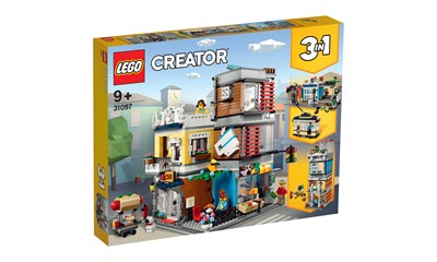 Stadthaus mit Zoohandlung und Café, Lego Creator, 969 Teile, ab 9 Jahren