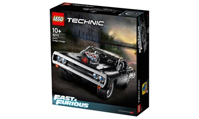 Dom's Dodge Charger Fast & Furious, Lego Technic, 1077 Teile, 10 J.