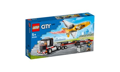 Flugshow-Jet-Transporter Lego City, 281 Teile, ab 5 Jahren