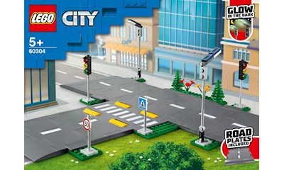 Strassenkreuzung mit Ampeln Lego City, 112 Teile, ab 5 Jahren