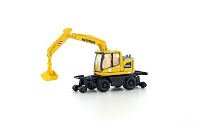 Liebherr A922 Rail 2-Wege Bagger mit Greifer