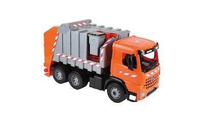 Giga Trucks Müllwagen Arcos L:71 cm, Mülltonnen, Hebe- mechanismus, ab 3 Jahren