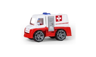 Truxx Krankenwagen ca. 29 cm, mit Spielfigur, Türen zum Öffnen, ab 2+