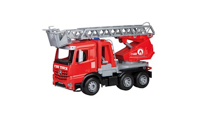 Worxx Leiterfeuerwehr Arocs L:48 cm, Tank, ausfahrbare Leiter, 3-Achser, ab 3 J.