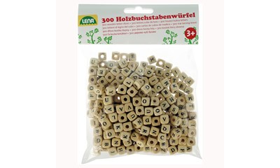 HoHolz-Buchstabenwürfel - 300 Stück