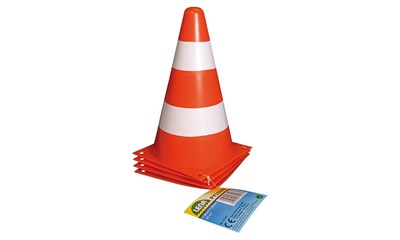 Verkehrskegel, 4 Stück