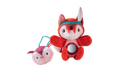 Alice Handpuppe mit Glöckchen, Spiegel und sie knistert