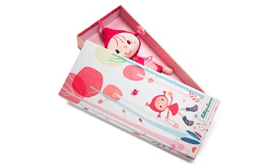 Rotkäppchen Mini-Puppe 30x9x5cm