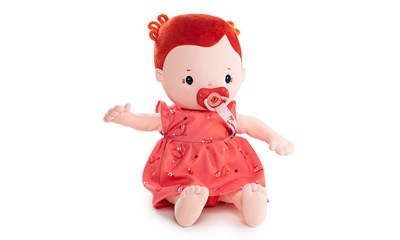 Puppe Rose mit Magnet-Schnuller 27 x 11 x 36cm