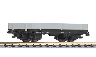 Flachwagen f. Draisinen ÖBB, Alu-Borde, Ep V-VI