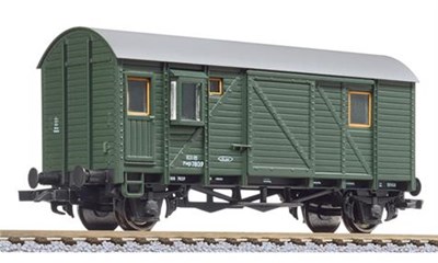 Begleitwagen (Bahndienstwg), ?BB, gr?n, Ep.III/IV