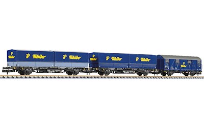 DB 3-tlg. Set Tchibo-Zug verschiedene Güterwagen