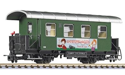 2-achs. Personenw. 916 KINDERSPIELWAGGON Waldvi
