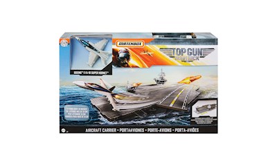 Top Gun Flugzeug- träger Spielset, ca. 10x6x22 cm, Flugzeug, ab 3 Jahre