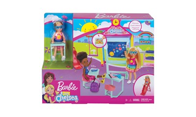Chelsea Schule Spielset Puppe, Schulzimmer, Café, Spielplatz, ab 3 Jahren