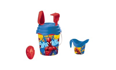 Spiderman Sandeimer-Set 17cm mit Giesskanne und Zubehör