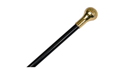Gehstock mit goldenem Knauf ca.90cm