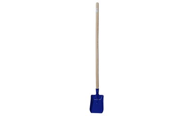 Schaufel Metall, blau