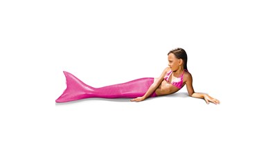 Aquatail Meerjungfrau pink für Kinder von 6 - 12 Jahren inkl. passende Mono-Flos