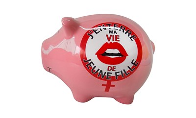 Tirelire Cochon EVJF 17.5cm