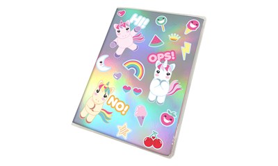 Einhorn Notizbuch und Post-its