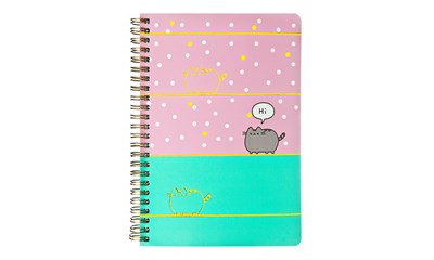 Pusheen Spiralnotizbuch A5 liniert, 80 Blatt