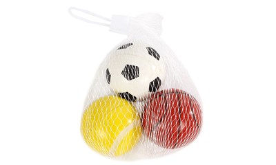 3 Springbälle Sport im Netz