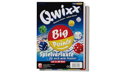 Spielblöcke Qwixx Big Points