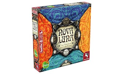Nova Luna, d ab 8 Jahren, 1-4 Spieler, astrales Legespiel