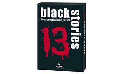 Black Stories 13, d ab 12 Jahren, ab 2 Spieler, makabrer Rätselspass