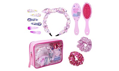 Peppa Pig Haar-Set Kulturbeutel mit Zubehör 22.5x16.5x6cm