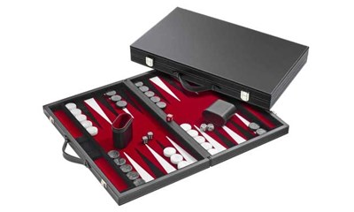 Backgammon rot - medium