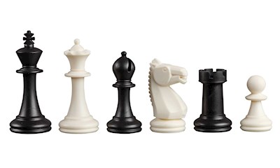Nerva, KH 76 mm, Schachfiguren, Kunststoff