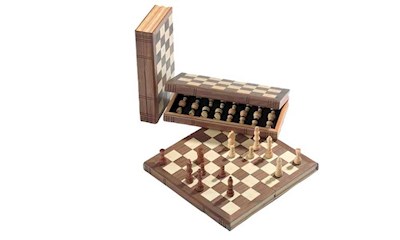 Schach (Reiseformat) - Feld 32 mm - Buchform - Magnetverschluss