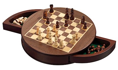 Schach - Feld 25 mm - rund - magnetisch