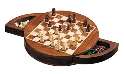 Schach - Feld 19 mm - rund - magnetisch