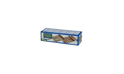 Reise-Schach-Backgammon-Dame-Set, Kunstleder