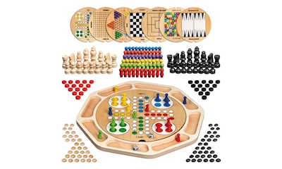 Holz-Spielesammlung 9