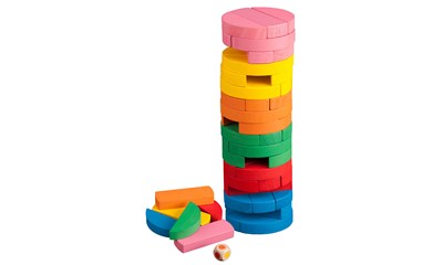 Verflixter Turm, rund, bunt **