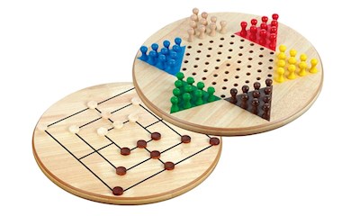 Halma-Mühle-Kombination, maxi