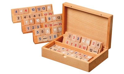 Rummy - Holzkassette - klein - Magnetverschluss **